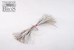 Skirt-Thorne Brothers Pre-Tied Tinsel Snow White Tinsel Series -Fishing Promotion Store DSC03355