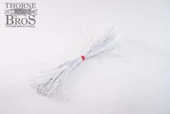 Skirt-Thorne Brothers Pre-Tied Tinsel Snow White Tinsel Series -Fishing Promotion Store DSC03359