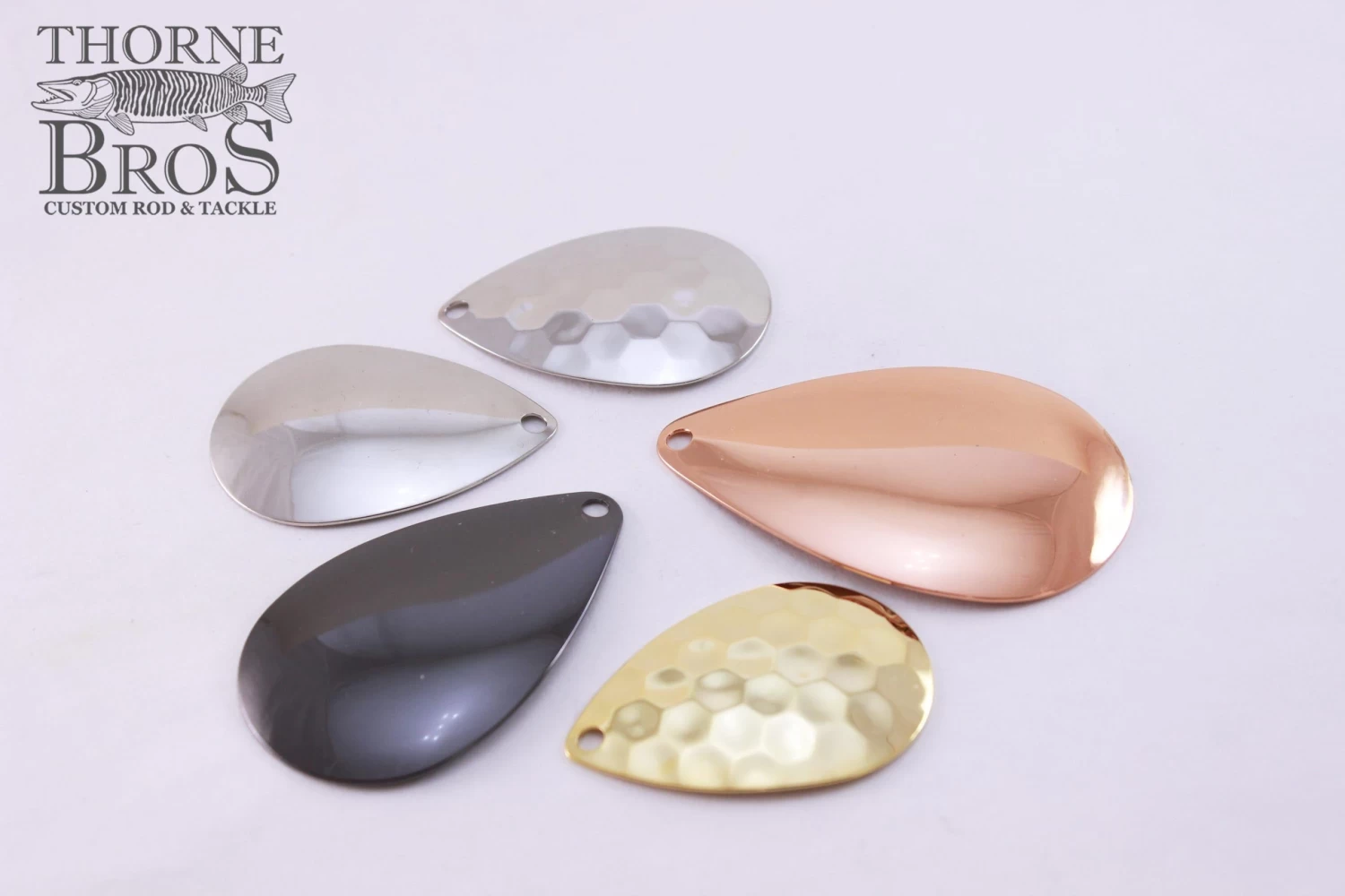 Blade - Leaders & Lures-Colorado Plated 3 Blade - Leaders & Lures-Colorado Plated