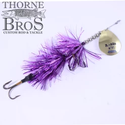 Musky Mayhem Rabid Girl 8" - Single Blade -Fishing Promotion Store PurpleGold