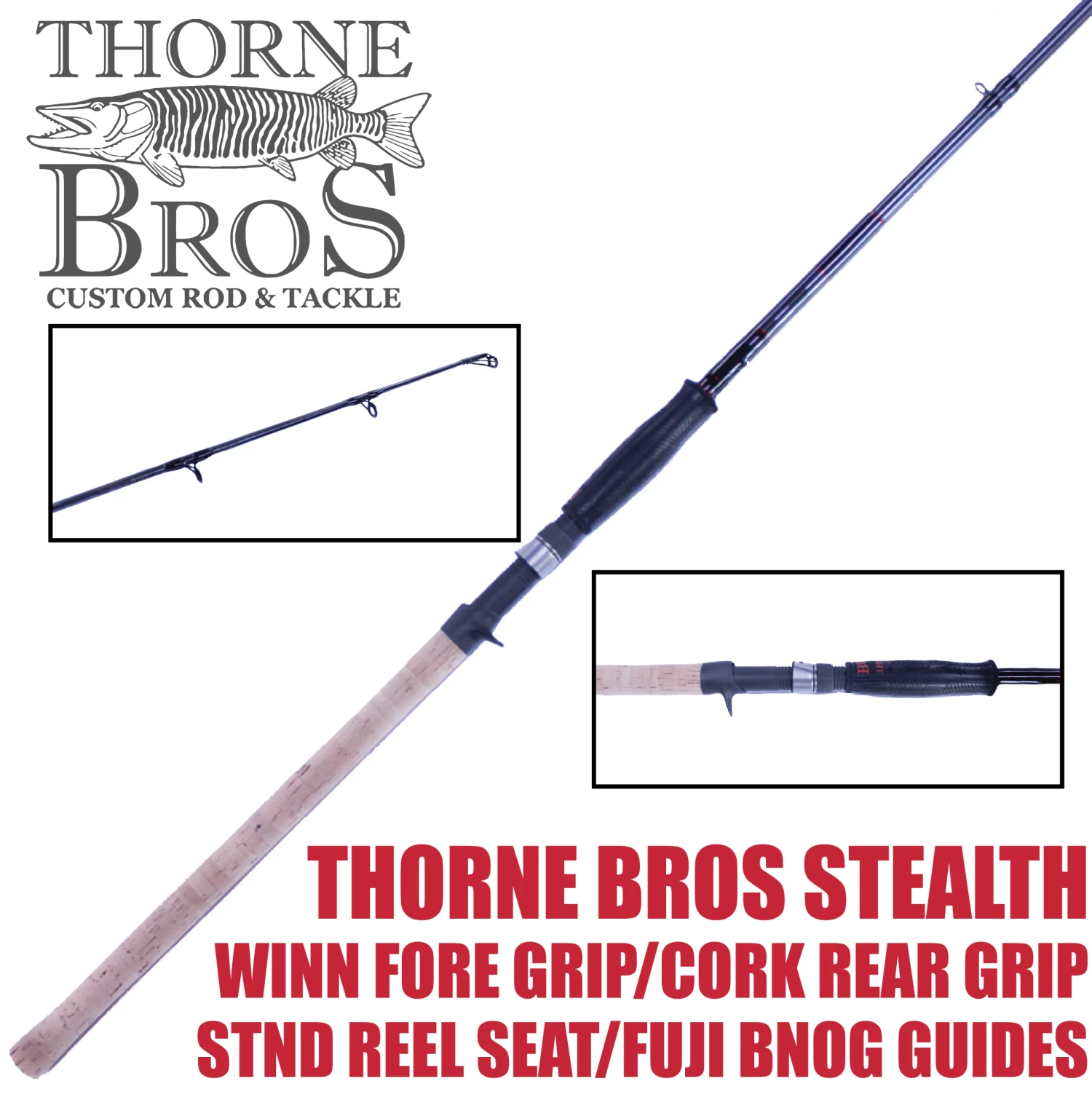 Thorne Bros. Stealth Musky Rods 4 Thorne Bros. Stealth Musky Rods - Image 2