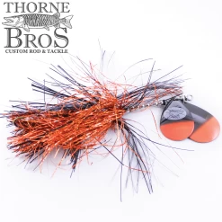 Spanky Baits 89° Firebomb (8/9) Bucktail -Fishing Promotion Store blackoraqnge