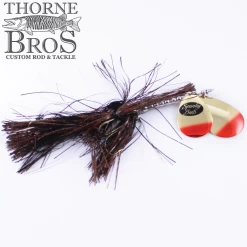 Spanky Baits 89° Firebomb (8/9) Bucktail -Fishing Promotion Store browngold